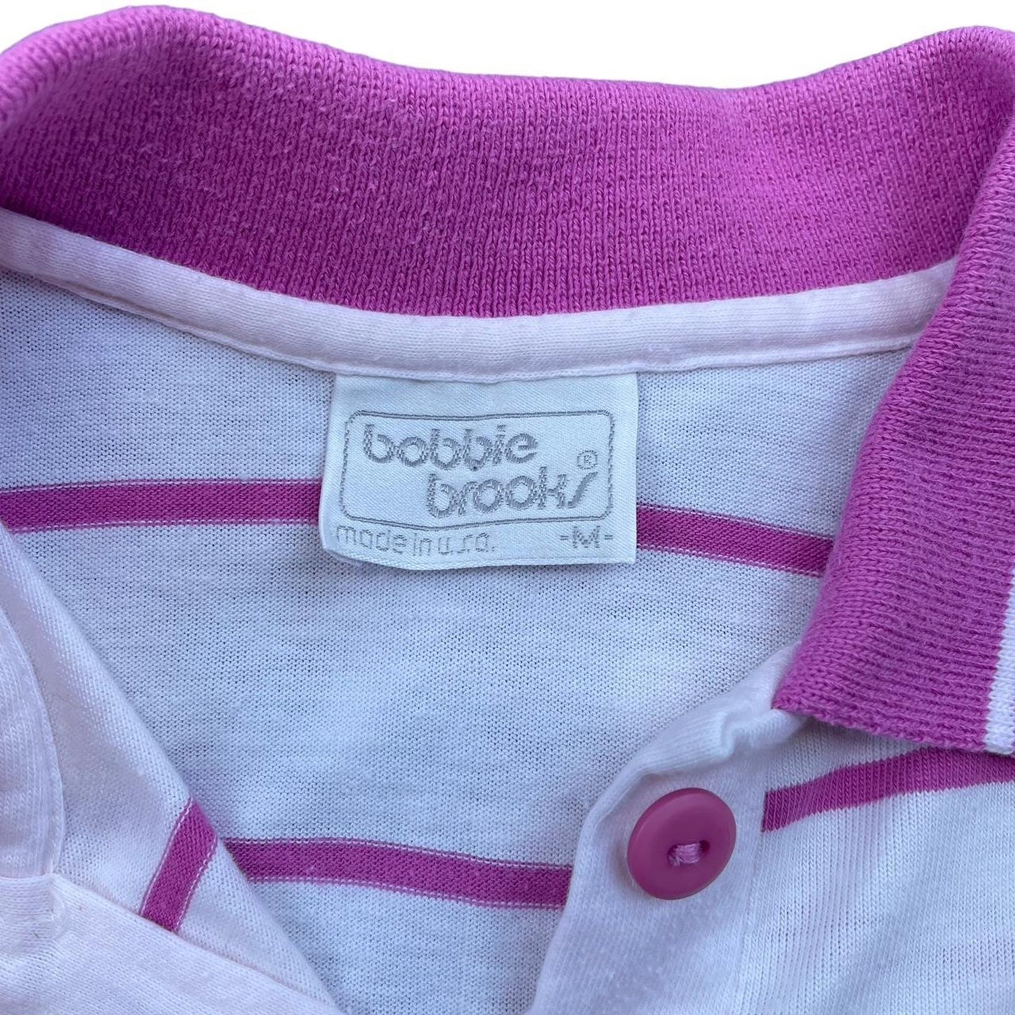 Bobbie Brooks Vintage Preppy Womens Polo Medium